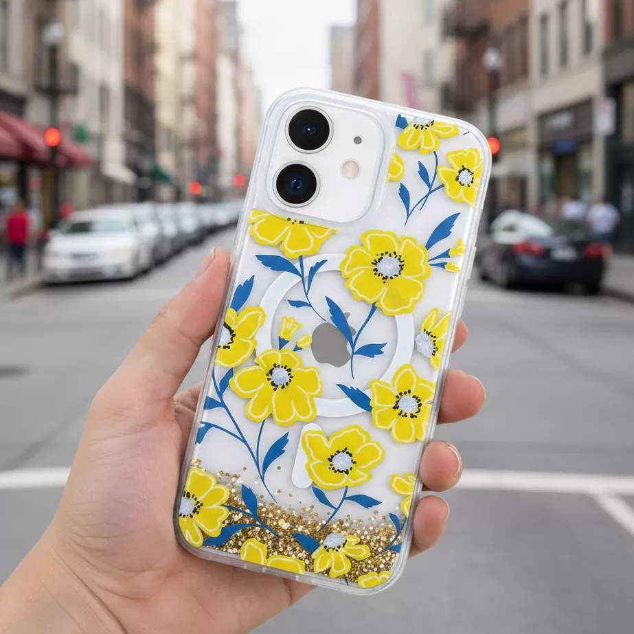 Dinamik Akışkan MagSafe Destekli Simli Sıvı Kapak